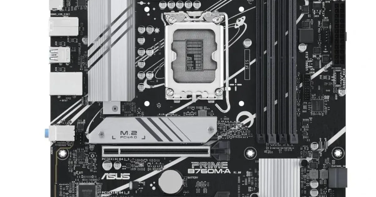 ASUS Placa Base PRIME B760M-A-CSM DDR5 mATX 1700 (4)
