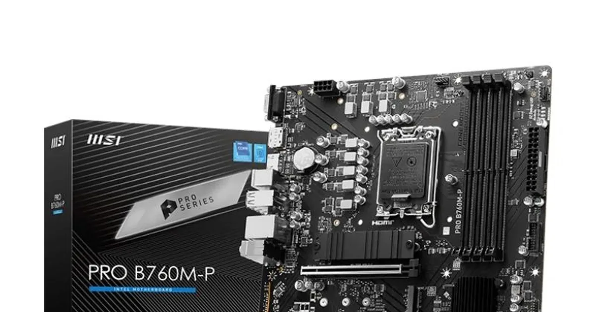 MSI Placa Base PRO B760M-P DDR5 mATX LGA1700