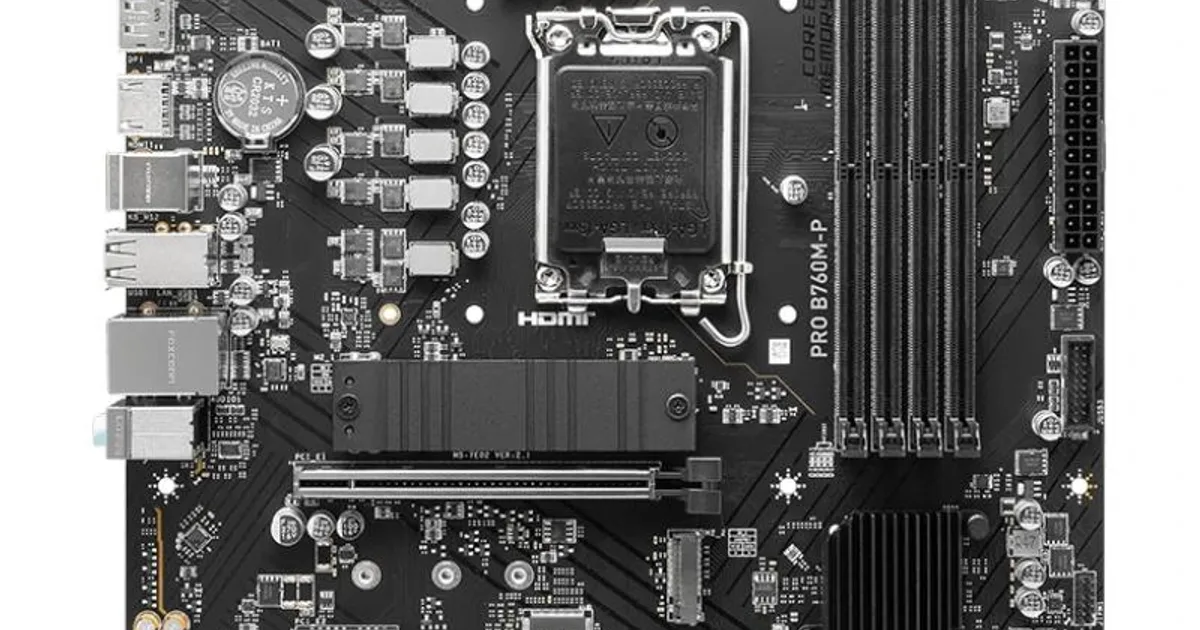 MSI Placa Base PRO B760M-P DDR5 mATX LGA1700 (4)