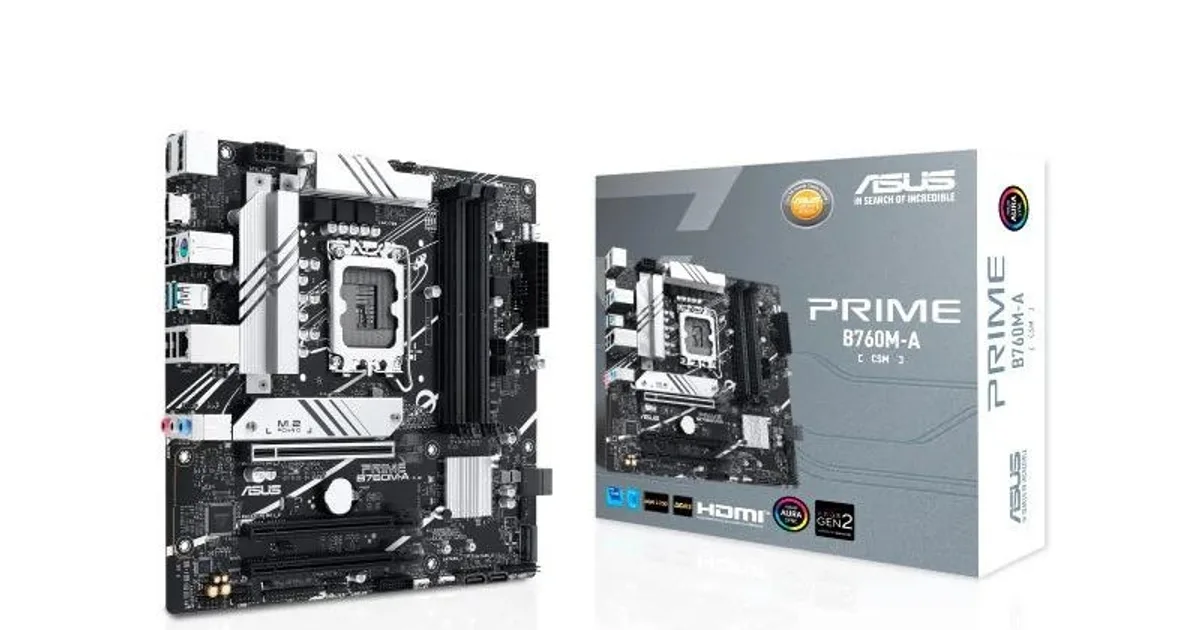 ASUS Placa Base PRIME B760M-A CSM DDR4 mATX 1700