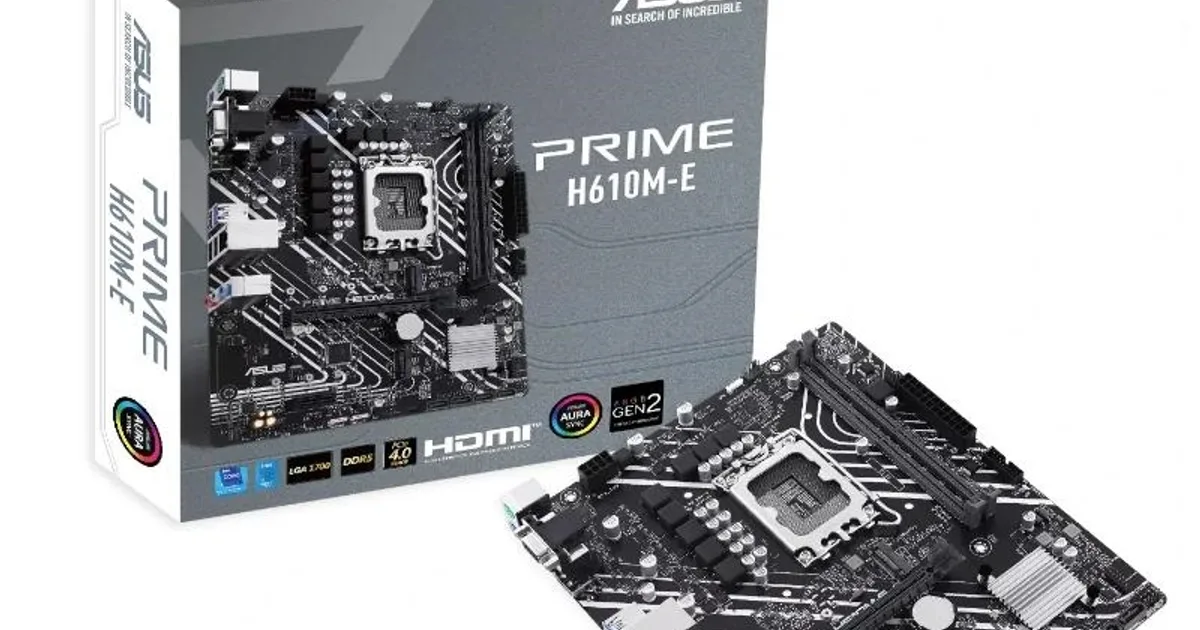 ASUS Placa Base PRIME H610M-E CSM DDR5