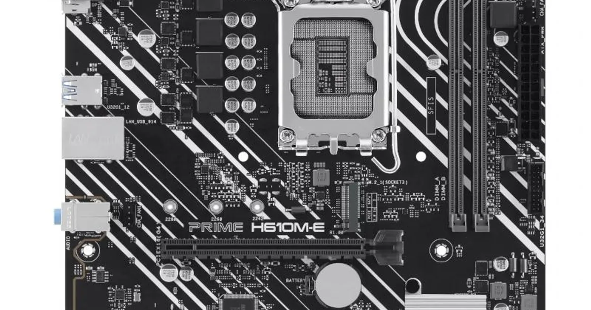 ASUS Placa Base PRIME H610M-E CSM DDR5 (2)