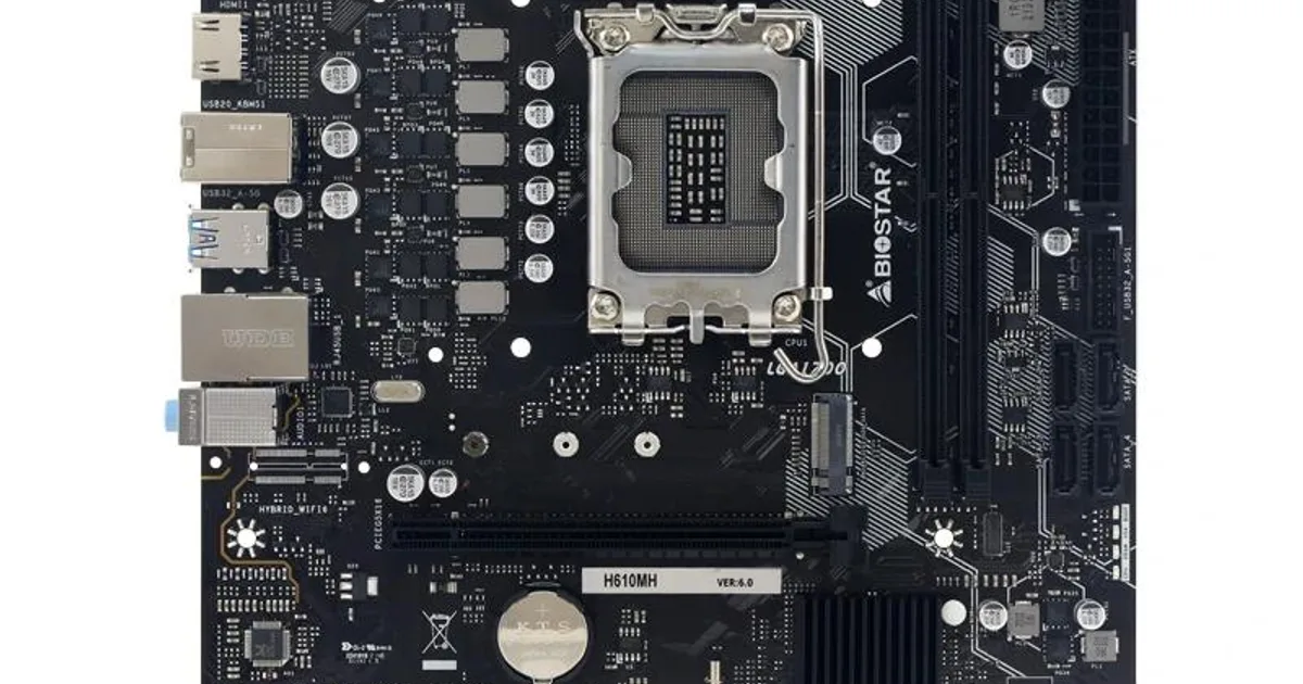 Biostar Placa Base H610MH D5 mATX LGA1700 (2)