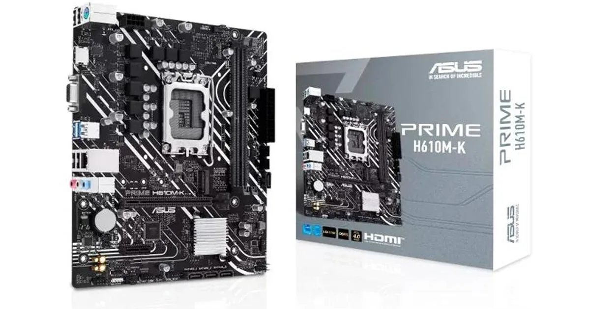 ASUS Placa Base PRIME H610M-K DDR5  mATX LGA1700