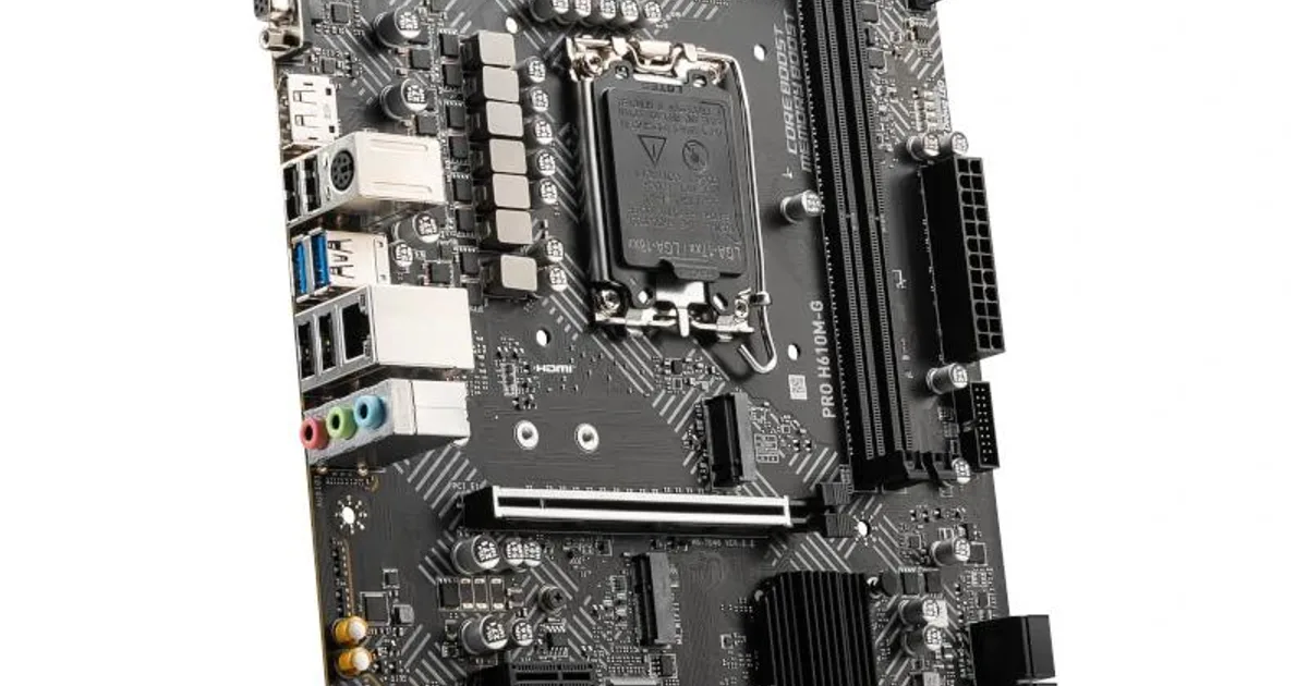MSI Placa Base PRO H610M-G DDR5 mATX 1700 (2)