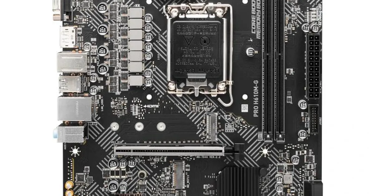 MSI Placa Base PRO H610M-G DDR5 mATX 1700 (3)
