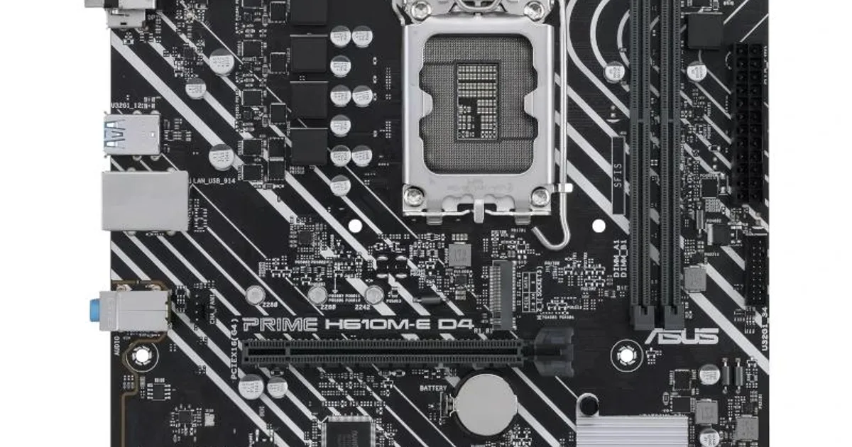 ASUS Placa Base PRIME H610M-E CSM D4 (2)
