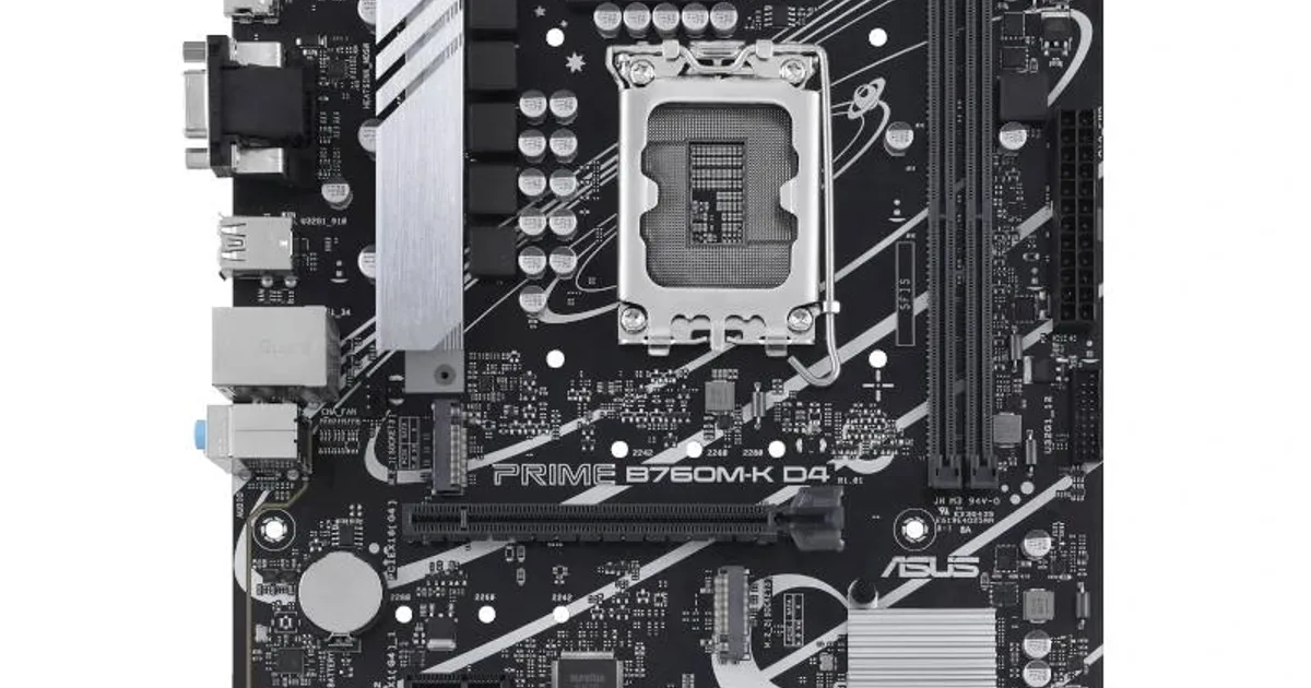 ASUS Placa Base PRIME B760M-K D4 mATX 1700