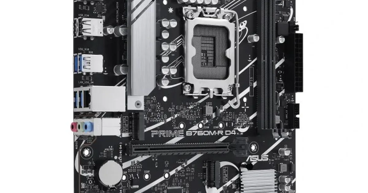 ASUS Placa Base PRIME B760M-R D4 mATX 1700 (3)