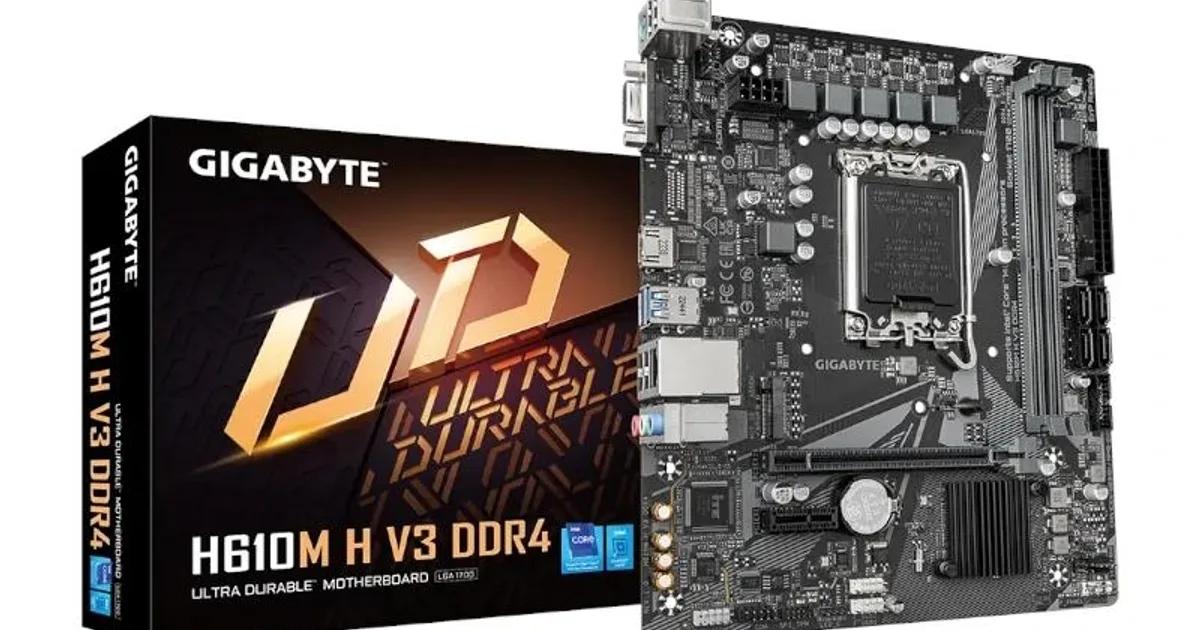Gigabyte Placa Base H610M H V3 DDR4  mATX 1700