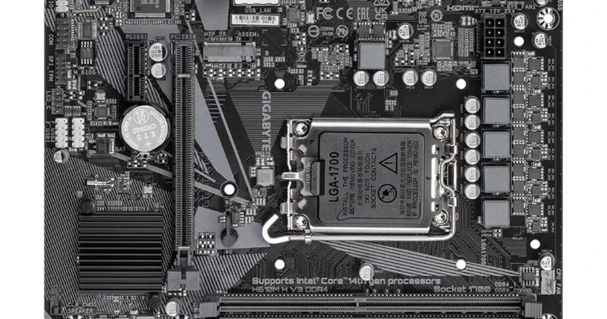 Gigabyte Placa Base H610M H V3 DDR4  mATX 1700 (3)