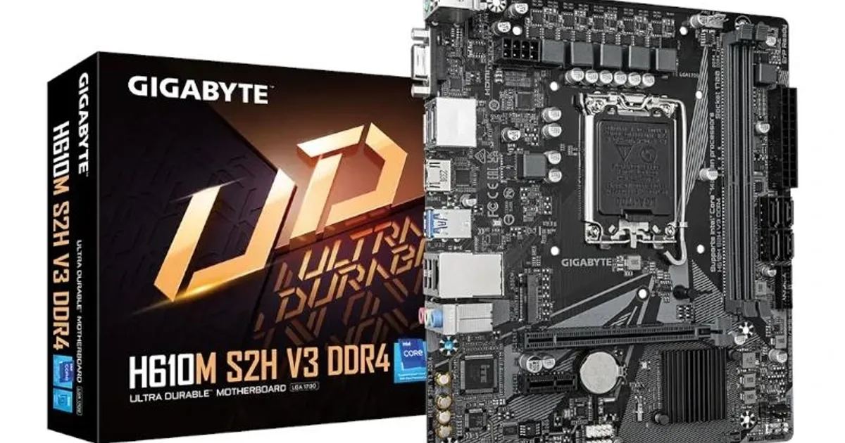 Gigabyte Placa Base H610M S2H V3 DDR4  mATX 1700