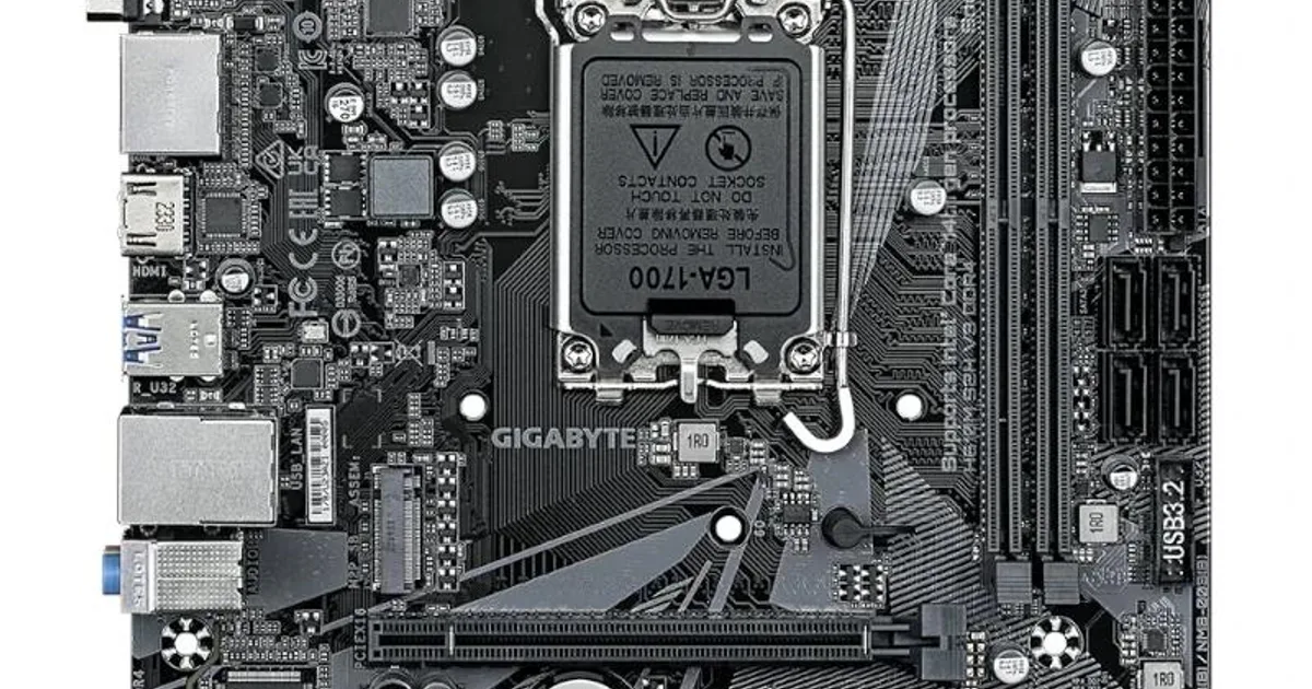 Gigabyte Placa Base H610M S2H V3 DDR4  mATX 1700 (2)