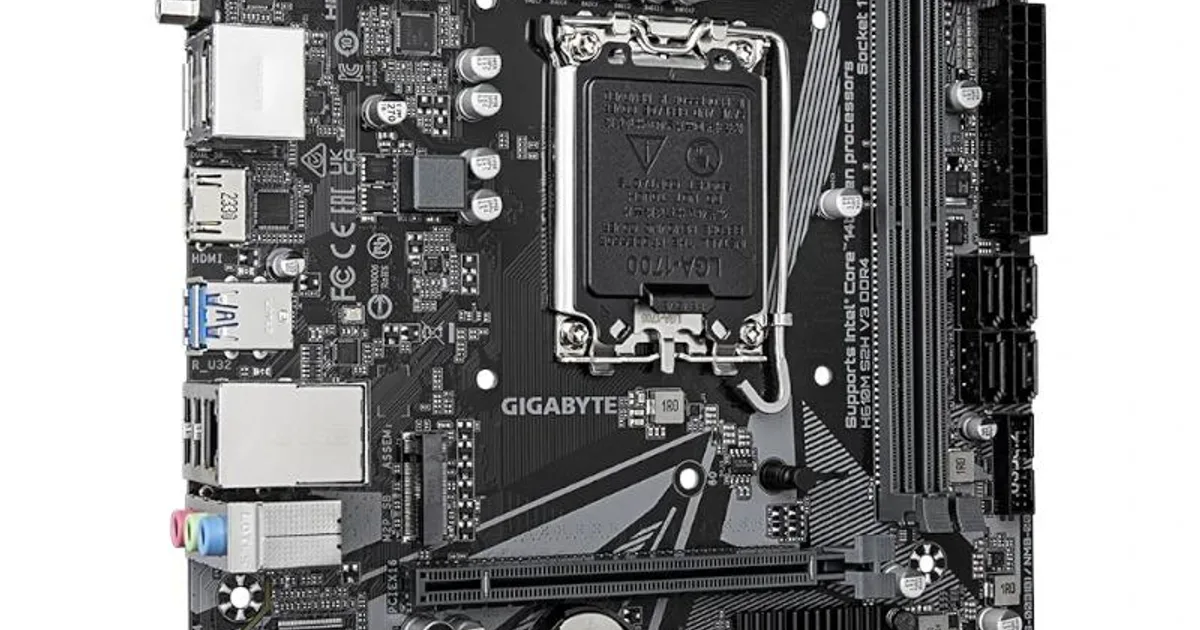 Gigabyte Placa Base H610M S2H V3 DDR4  mATX 1700 (3)