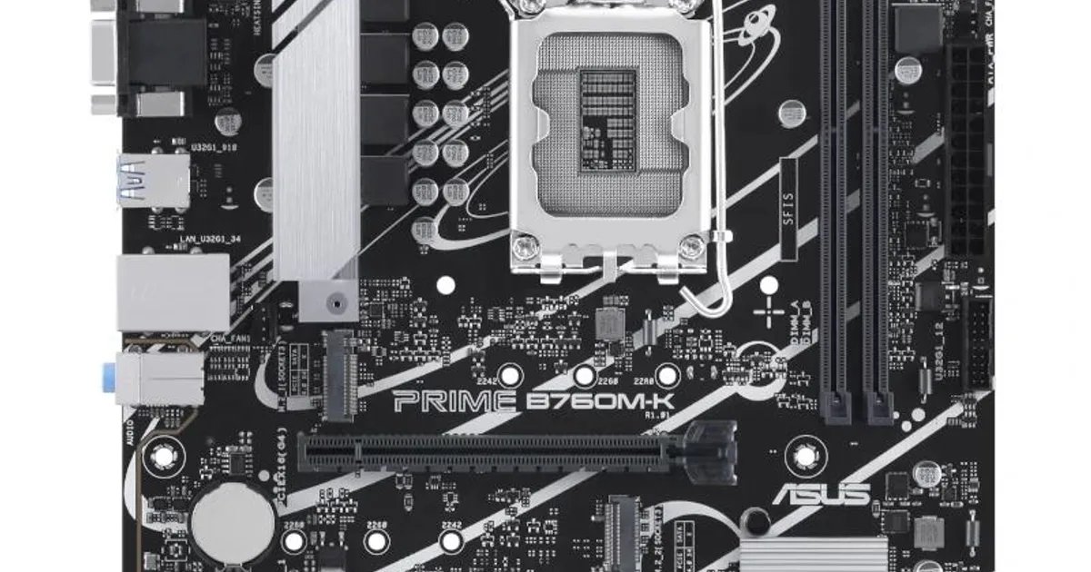 ASUS Placa Base PRIME B760M-K DDR5 mATX 1700 (2)
