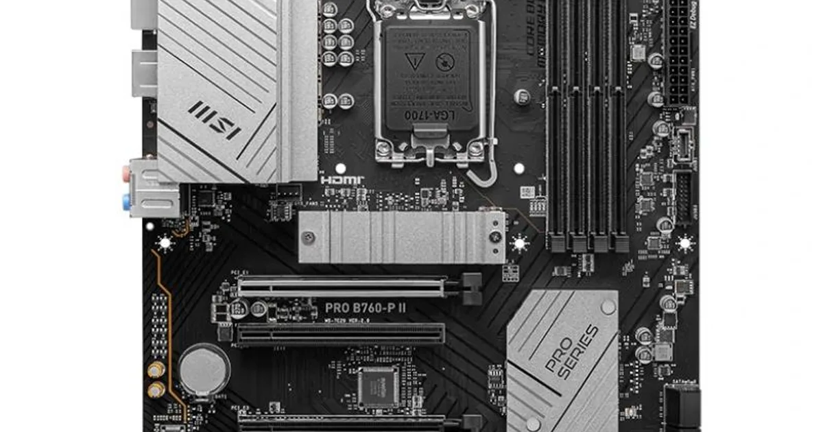 MSI Placa Base PRO B760-P II DDR5 ATX LGA1700 (2)