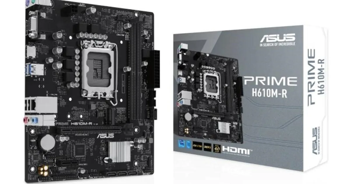 ASUS Placa Base PRIME H610M-R DDR5  mATX 1700