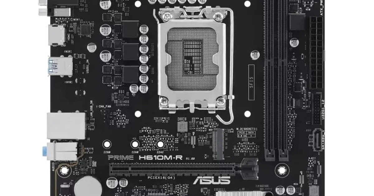 ASUS Placa Base PRIME H610M-R DDR5  mATX 1700 (2)