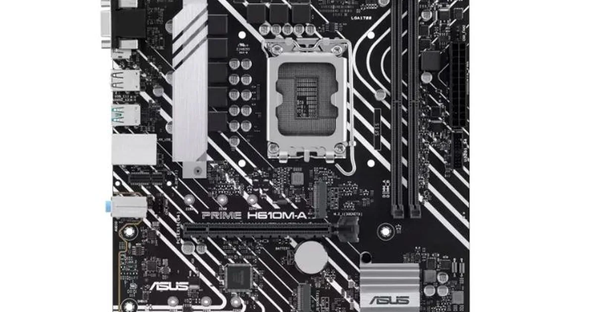 ASUS Placa Base PRIME H610M-A CSM DDR5  mATX 1700 (2)