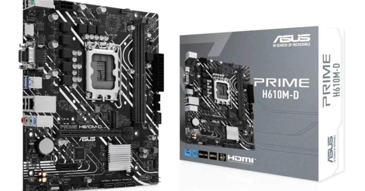 ASUS Placa Base PRIME H610M-D DDR5  mATX 1700