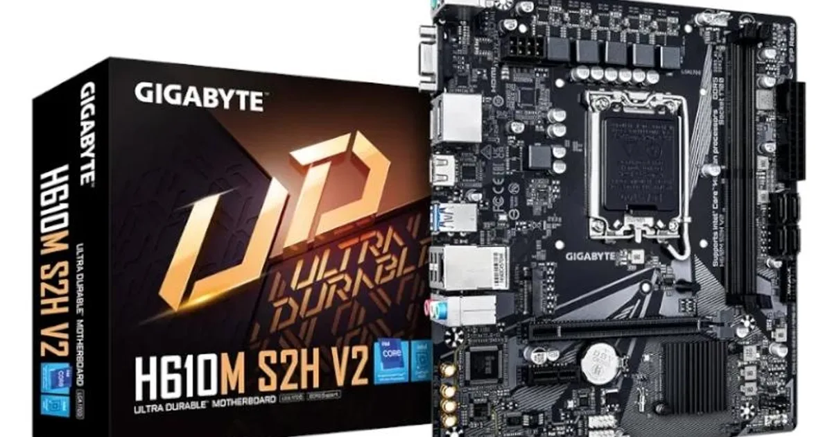 Gigabyte Placa Base H610M S2H V2 DDR5 mATX 1700