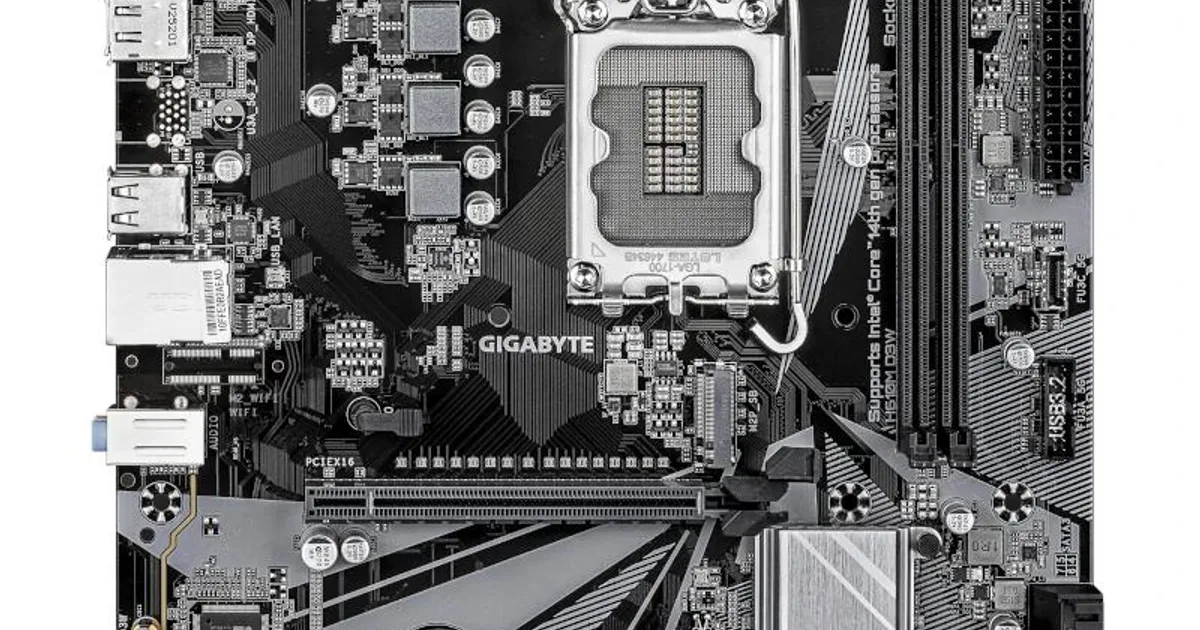 Gigabyte Placa Base H610M D3W DDR5 mATX 1700 (2)