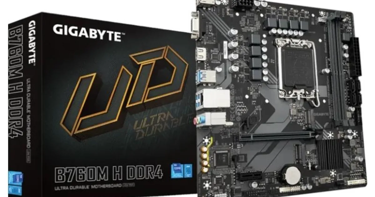 Gigabyte Placa Base B760M H DDR4  mATX LGA1700