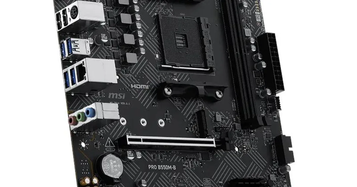 MSI Placa Base PRO B550M-B mATX AM4 (3)