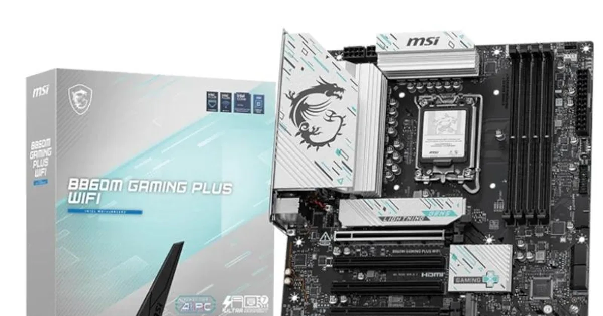 MSI Placa Base B860M GAMING PLUS WIFI mATX D5 1851