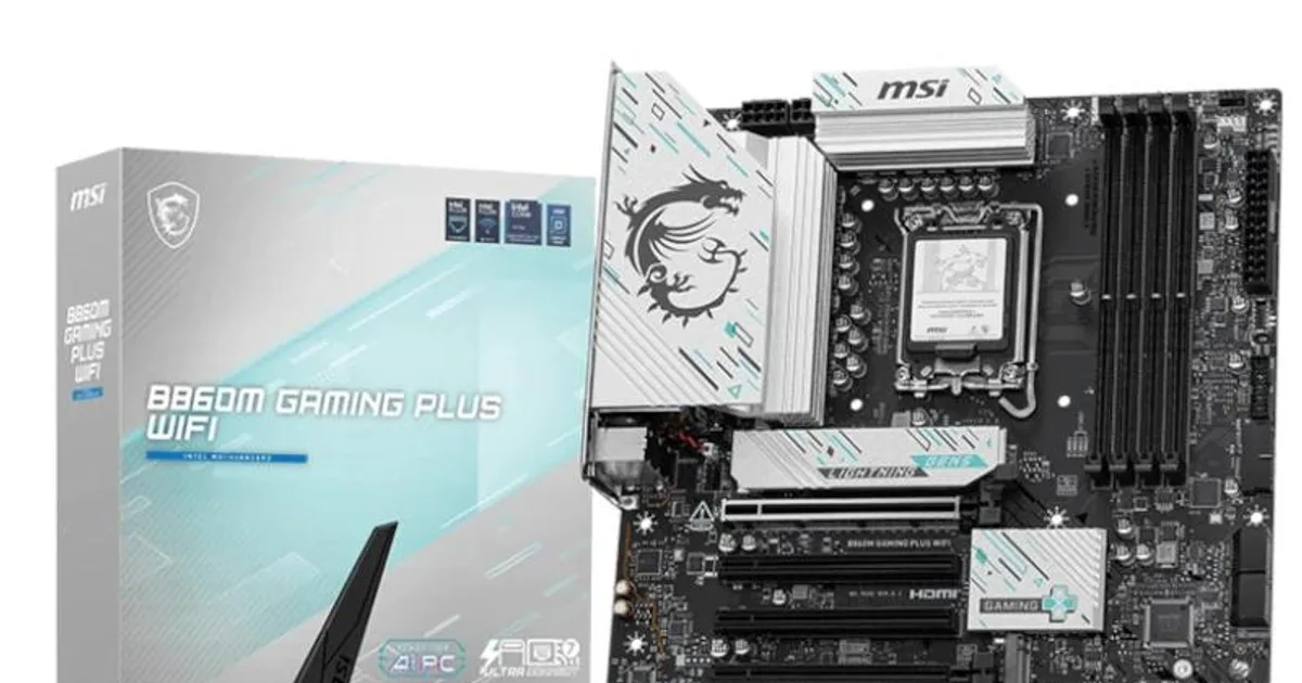 MSI Placa Base B860M GAMING PLUS WIFI mATX D5 1851 (4)