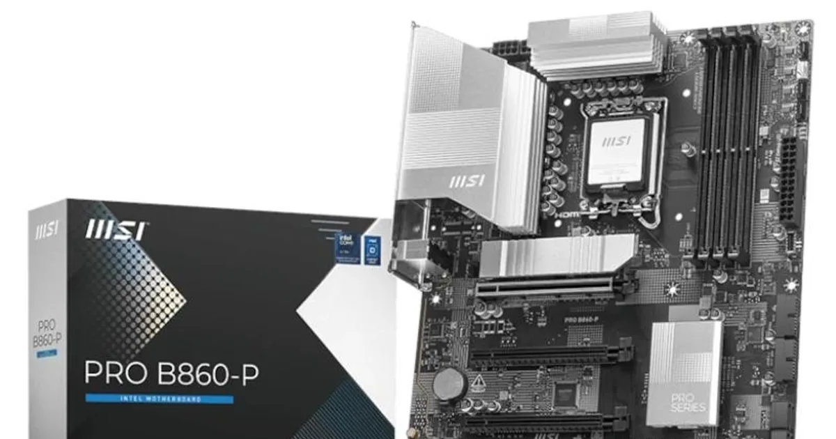 MSI Placa Base PRO B860-P ATX DDR5 1851