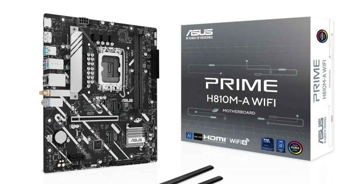 ASUS Placa Base PRIME H810M-A-CSM mATX 1851 (4)