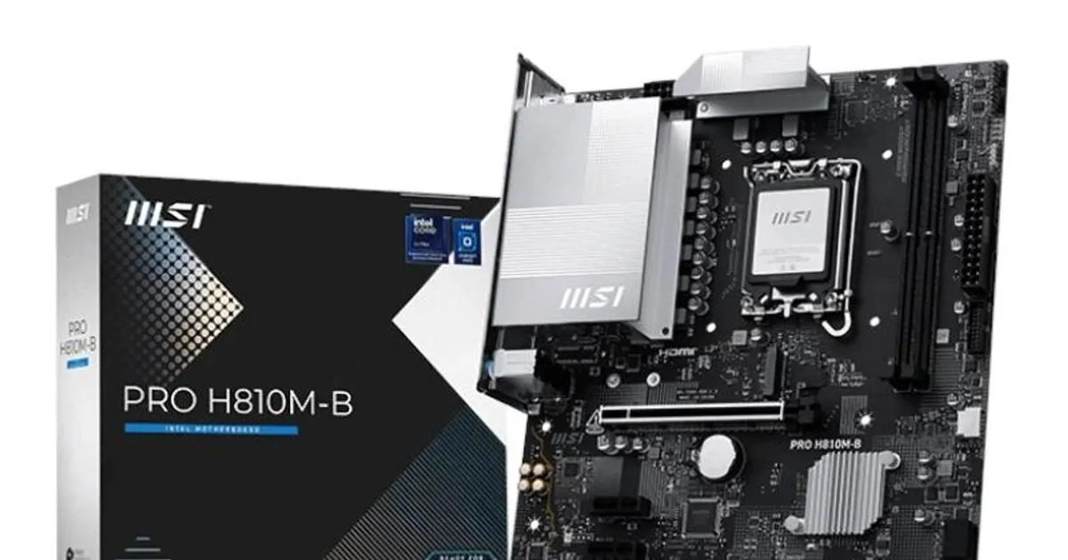 MSI Placa Base PRO H810M-B DDR5 mATX LGA1851