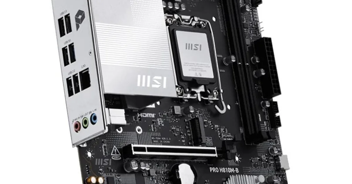 MSI Placa Base PRO H810M-B DDR5 mATX LGA1851 (3)