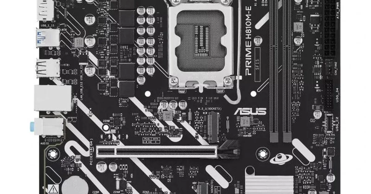 ASUS PLACA BASE PRIME H810M-E CSM mATX 1851 (2)