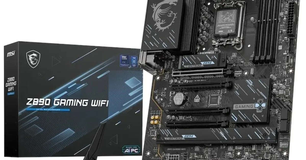 MSI Placa Base Z890 GAMING WIFI DDR5 ATX LGA1851