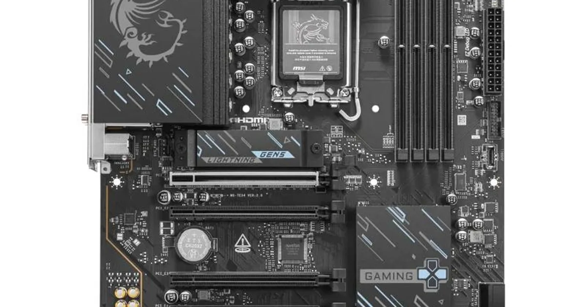 MSI Placa Base Z890 GAMING WIFI DDR5 ATX LGA1851 (2)