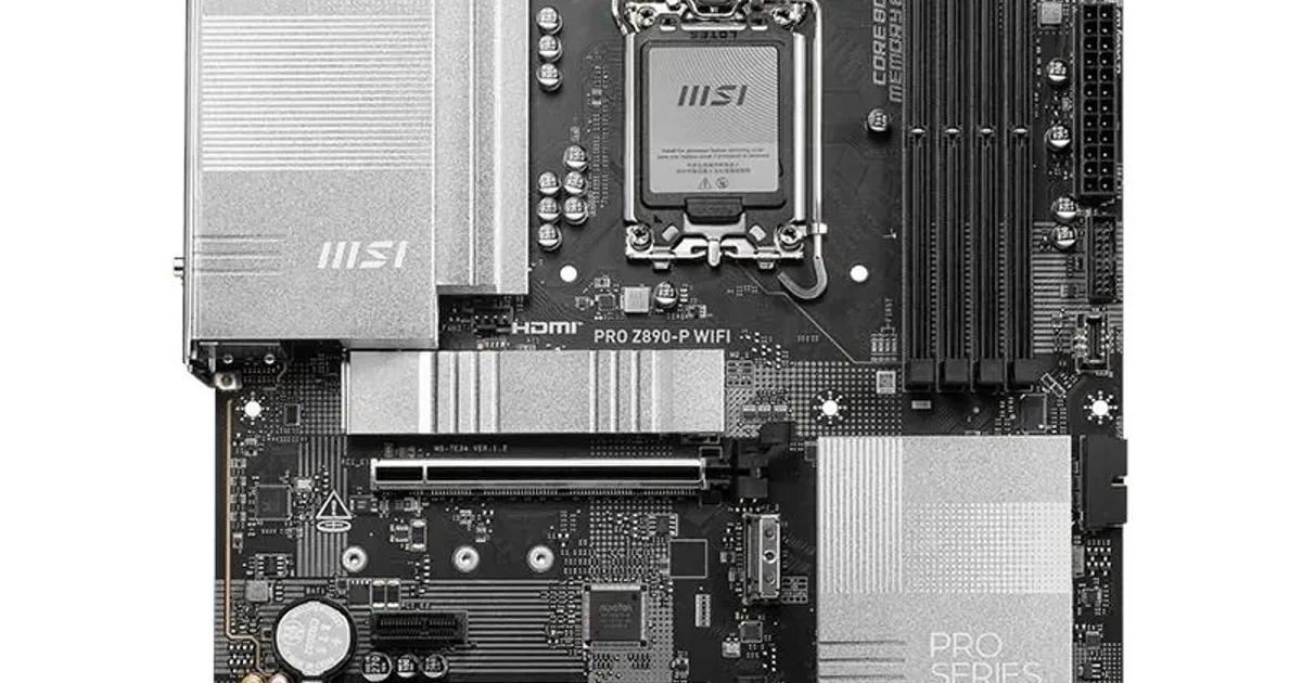 MSI Placa Base PRO Z890-P WIFI6E DDR5 ATX LGA1851 (2)