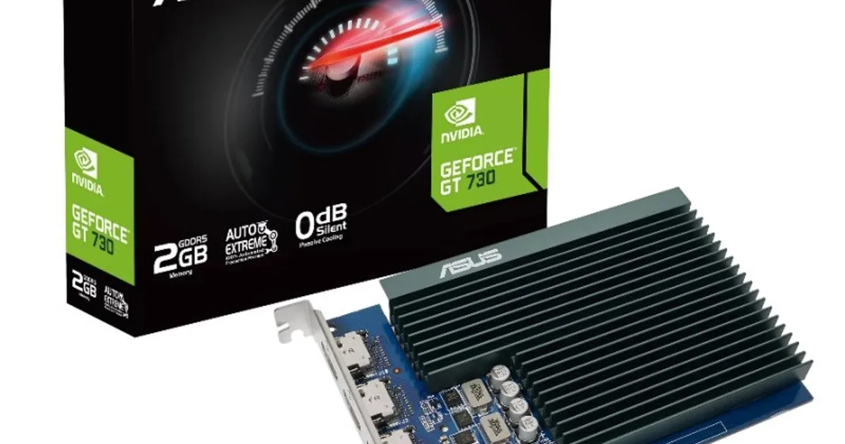 ASUS VGA NVIDIA GT 730 4H SL 2GD5 2GB 4 monitores