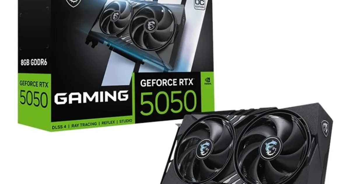 MSI VGA NVIDIA RTX 5050 8G GAMING OC DDR6