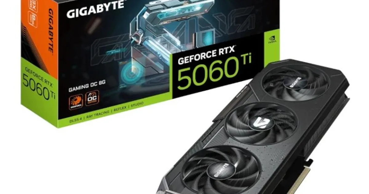 Gigabyte VGA NVIDIA RTX 5060 Ti GAMING OC 8G DDR7