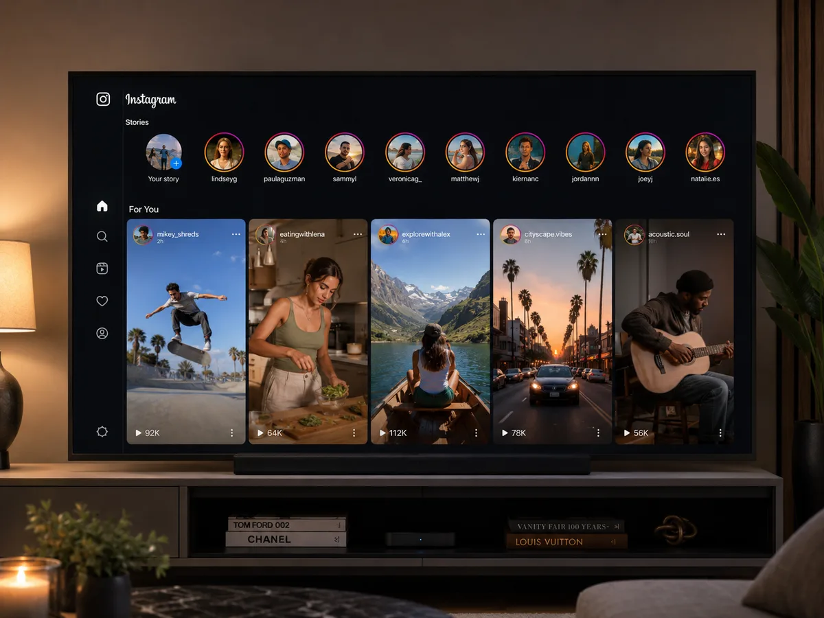 Instagram lanza su aplicación para televisores Samsung Smart TV
