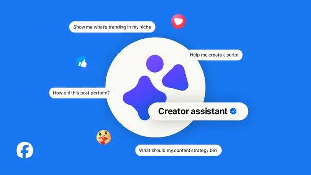 Meta lanza un asistente con IA para ayudar a creadores en Facebook
