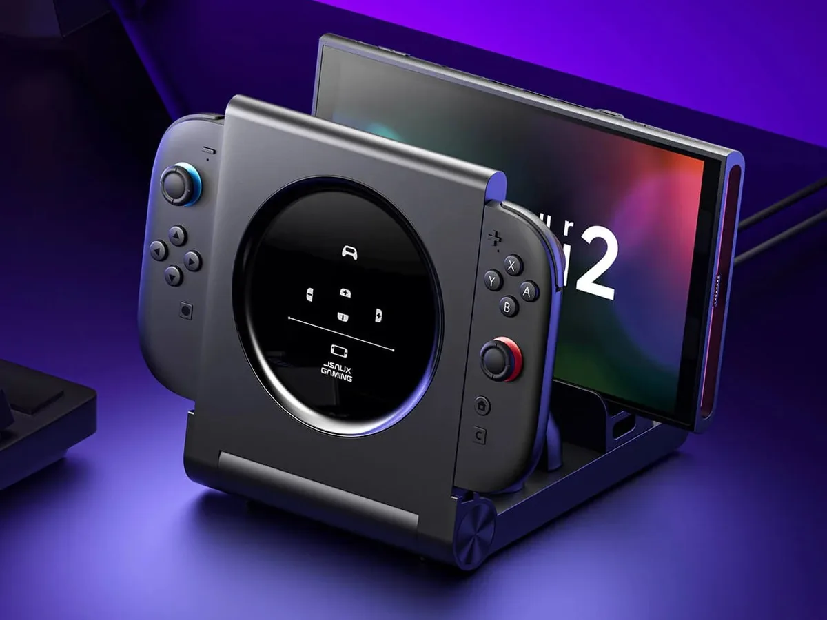 Jsaux lanza su nueva base de carga 6 en 1 para Nintendo Switch 2