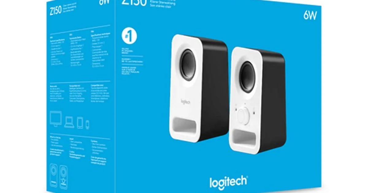 Logitech Altavoz 2.0 Z150 Blanco (3)