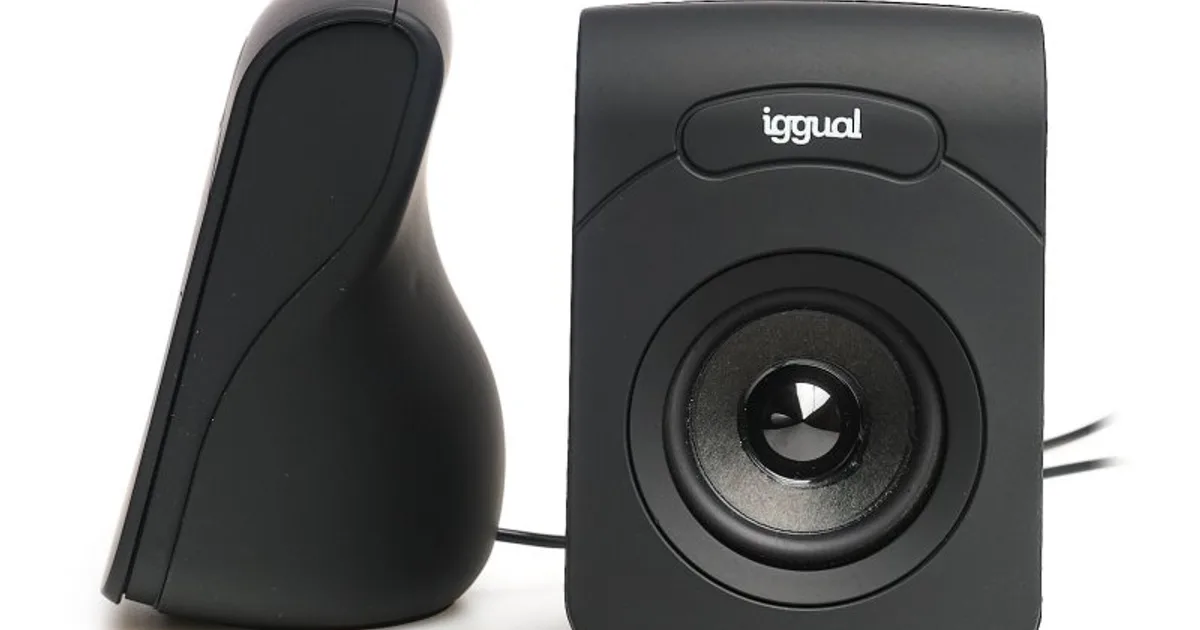 iggual Altavoces 2.0 6W mini-jack + USB (2)