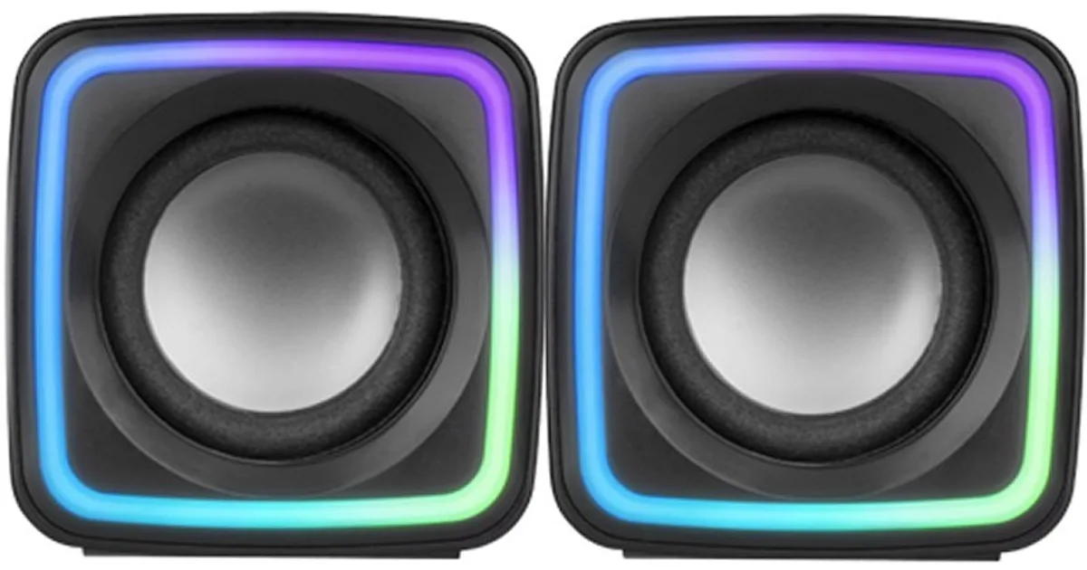 MARS GAMING Altavoces MSCUBE Premium 8W BLACK