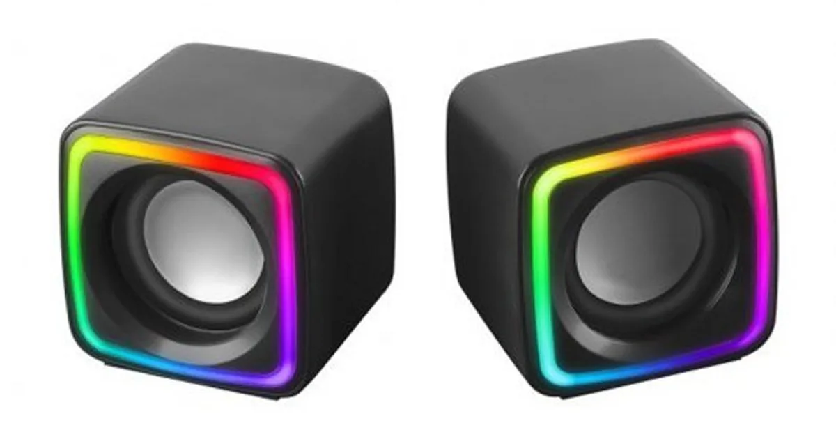 MARS GAMING Altavoces MSCUBE Premium 8W BLACK (2)