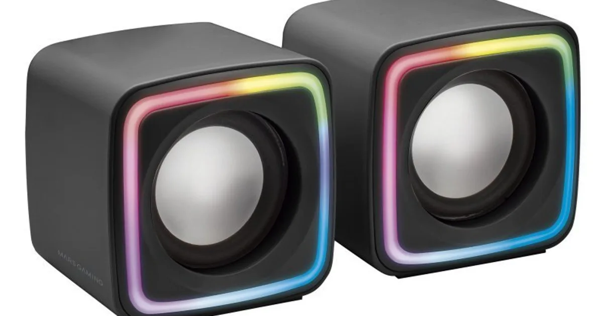 MARS GAMING Altavoces MSCUBE Premium 8W BLACK (3)