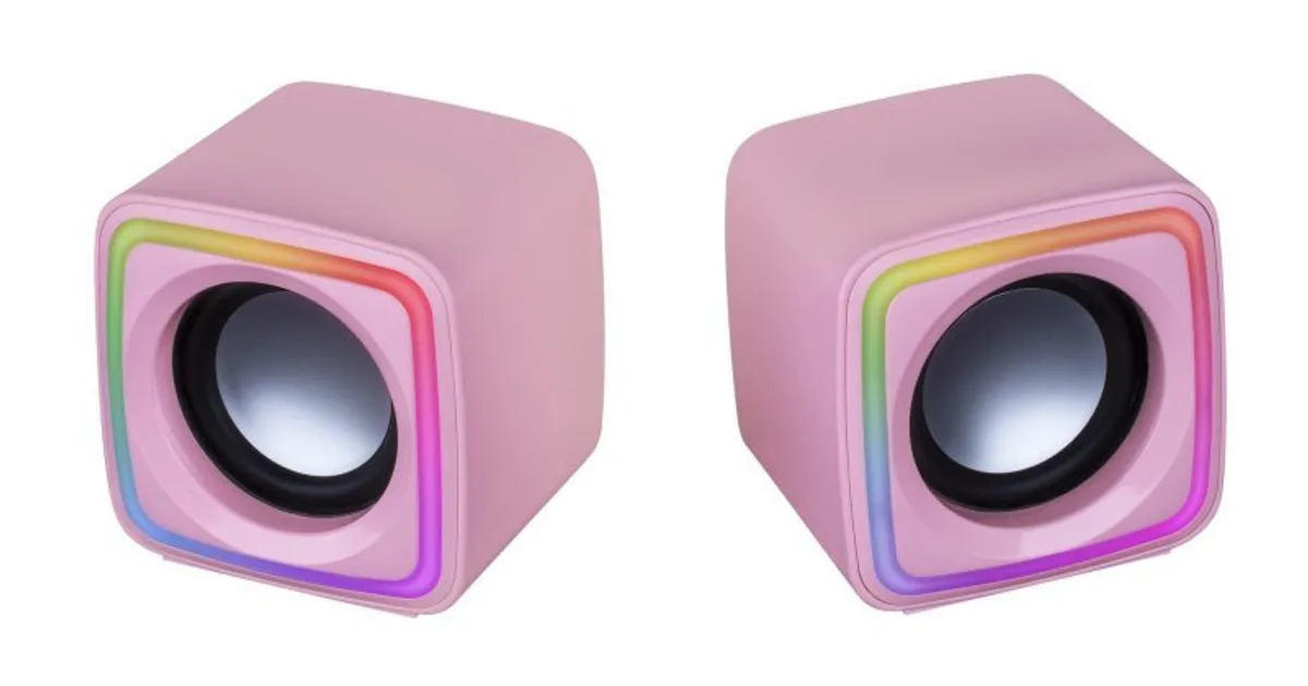 MARS GAMING Altavoces MSCUBE Premium 8W Pink (2)